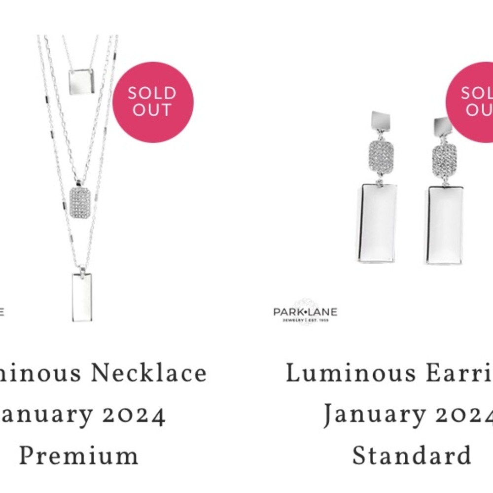 Brand new! Limited Sparkle Box necklace and earrings.
